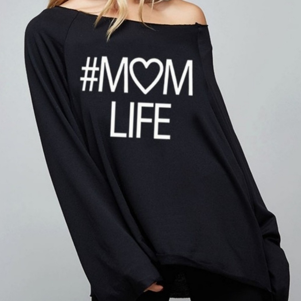Long sleeve off the shoulder shirt - Picture 2 of 4